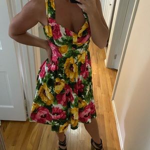 Dillards floral retro dress.